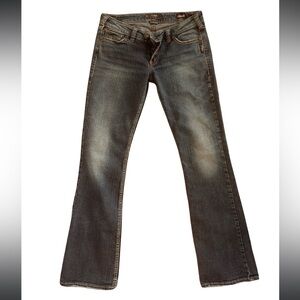 LOW RISE Silver Jeans Co. Tuesday Slim Bootcut Jeans – W30 L33 – Stretch Denim